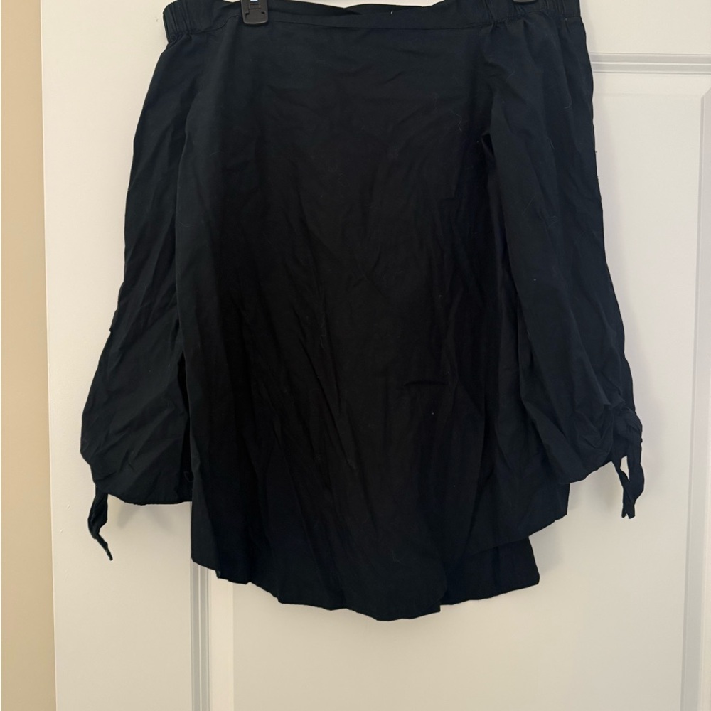 Free People Black off the shoulder Blouse